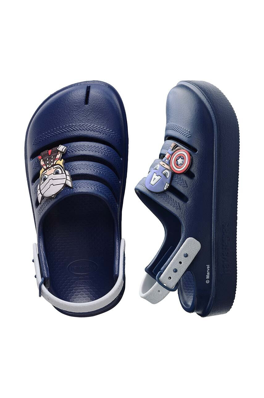 Havaianas Детски чехли CLOG MARVEL в тъмносиньо - Pepit.bg
