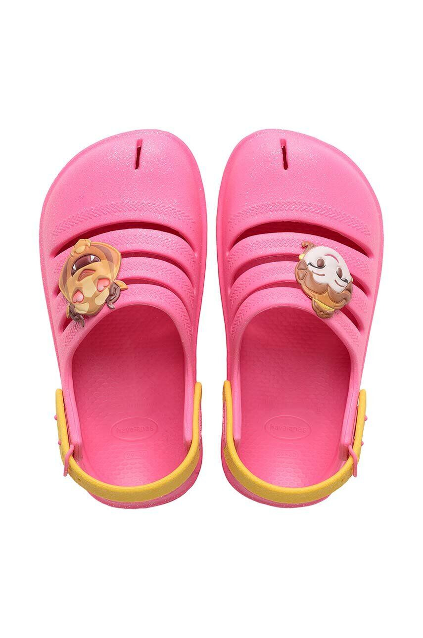 Havaianas Детски чехли CLOG PRINCESAS в розово - Pepit.bg