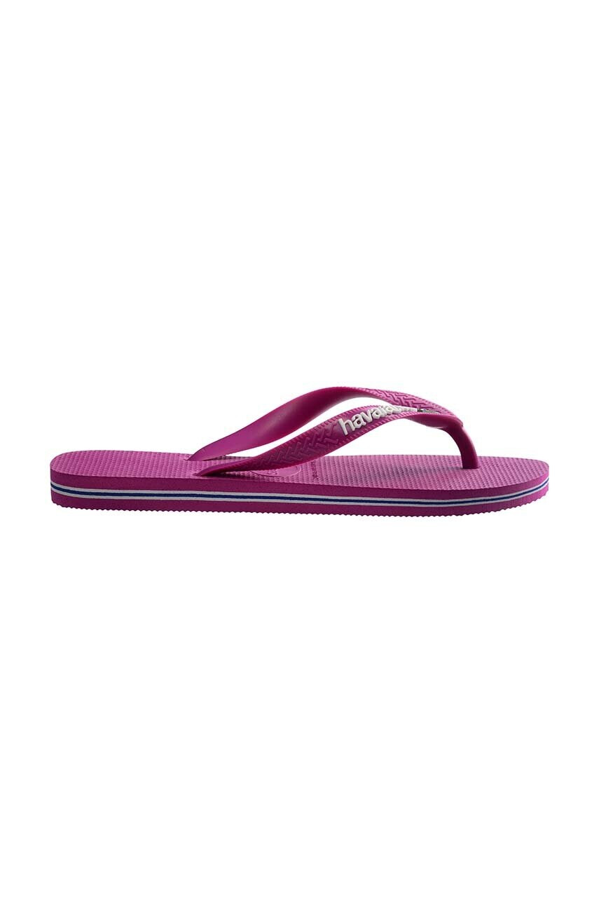 Havaianas Детски джапанки BRASIL LOGO в розово - Pepit.bg
