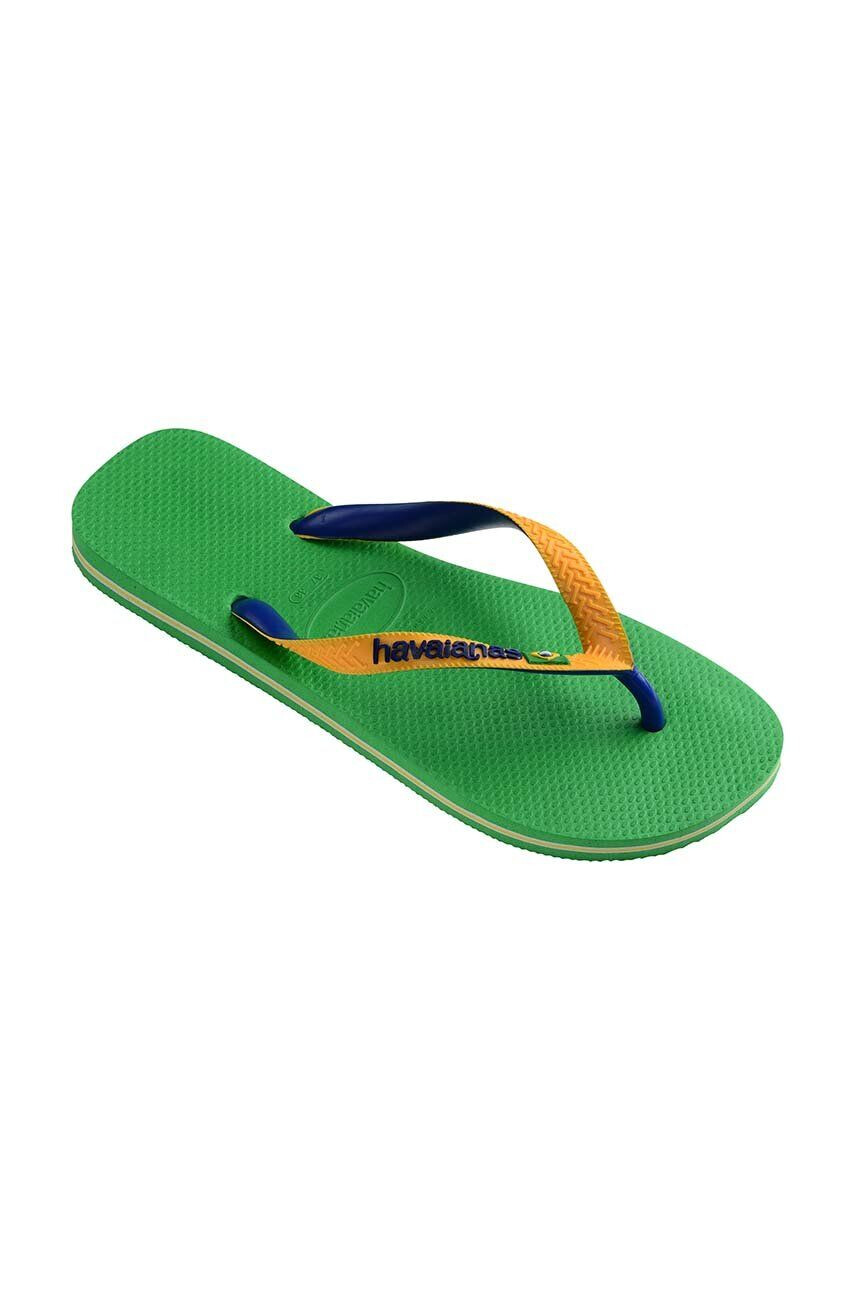 Havaianas Детски джапанки BRASIL MIX в зелено - Pepit.bg