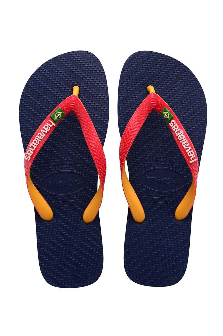 Havaianas Детски джапанки BRASIL MIX в тъмносиньо - Pepit.bg