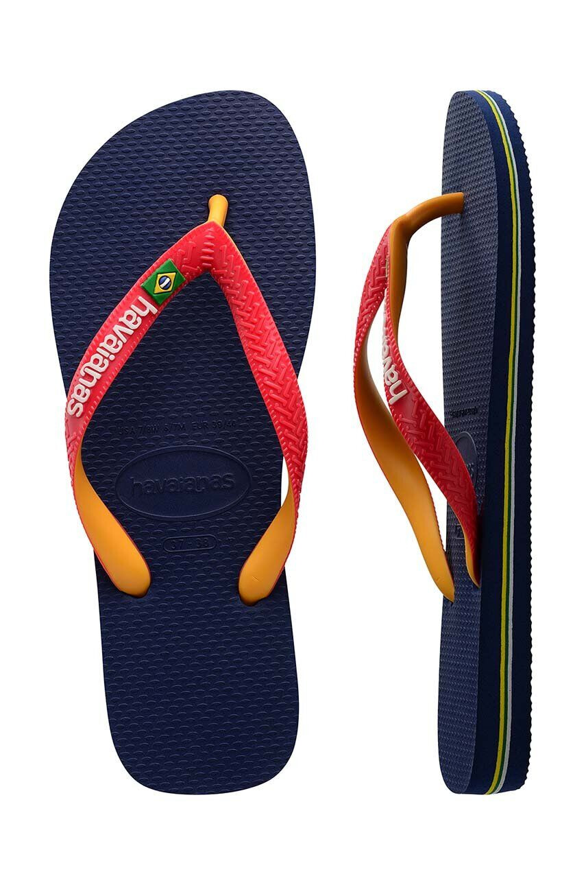 Havaianas Детски джапанки BRASIL MIX в тъмносиньо - Pepit.bg