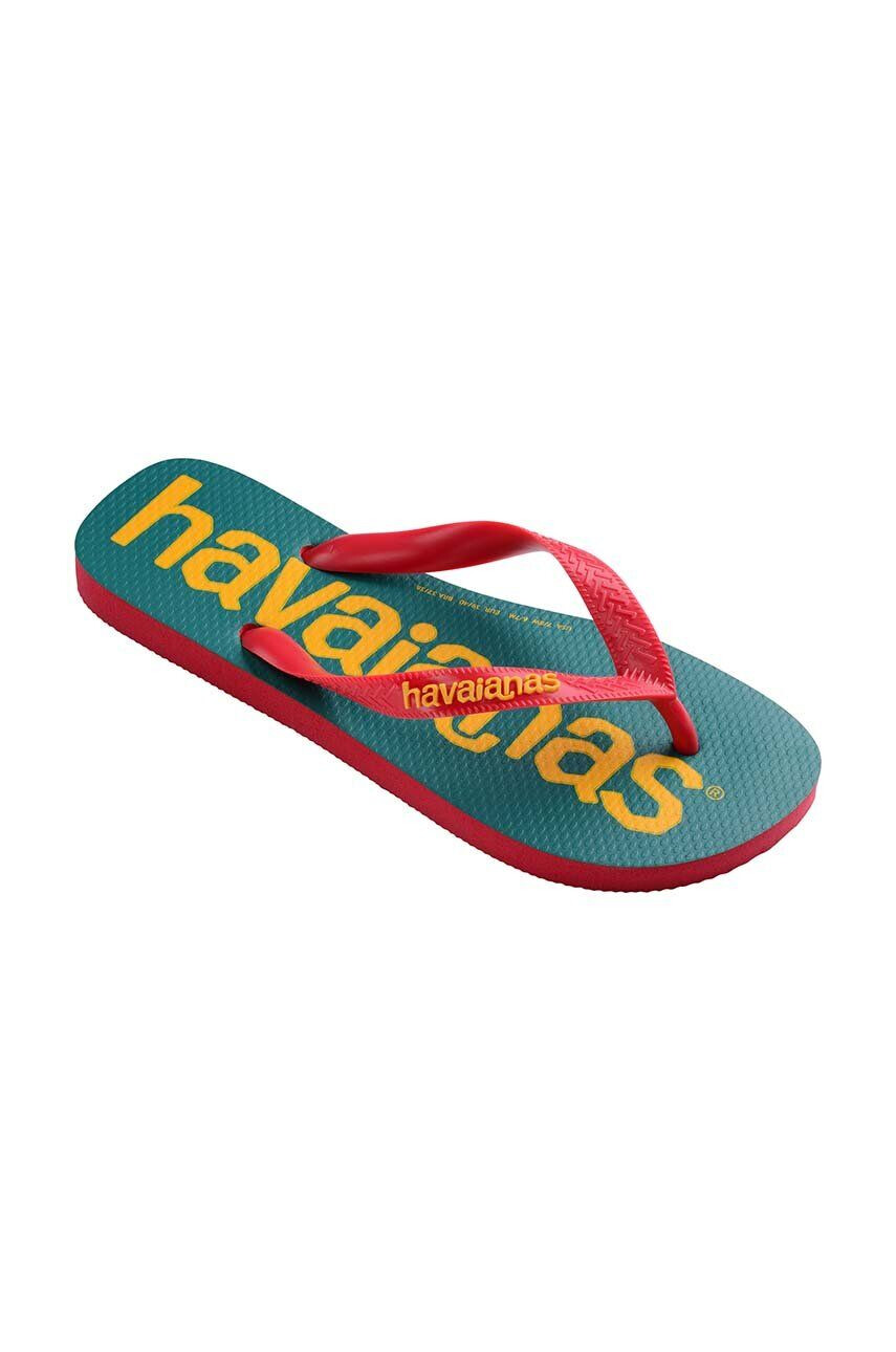 Havaianas Детски джапанки LOGOMANIA в тюркоазено - Pepit.bg