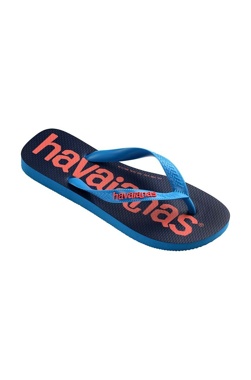 Havaianas Детски джапанки LOGOMANIA в тъмносиньо - Pepit.bg