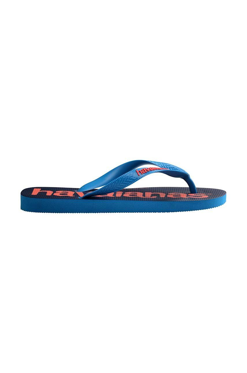 Havaianas Детски джапанки LOGOMANIA в тъмносиньо - Pepit.bg