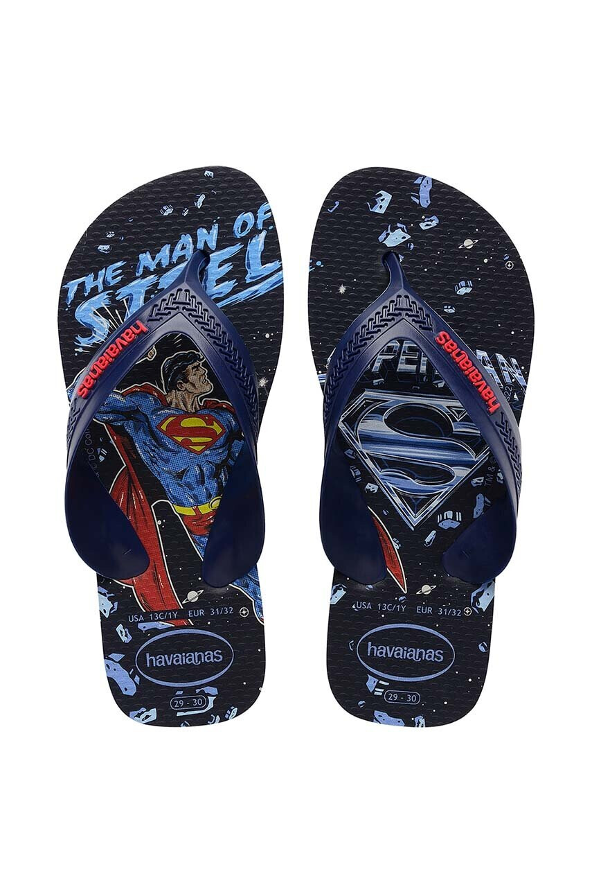 Havaianas Детски джапанки MAX HEROIS в тъмносиньо - Pepit.bg