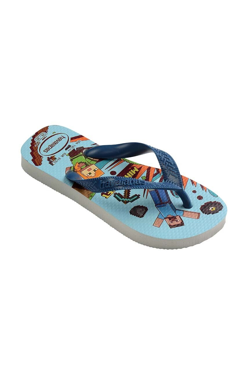 Havaianas Детски джапанки MINECRAFT в синьо - Pepit.bg