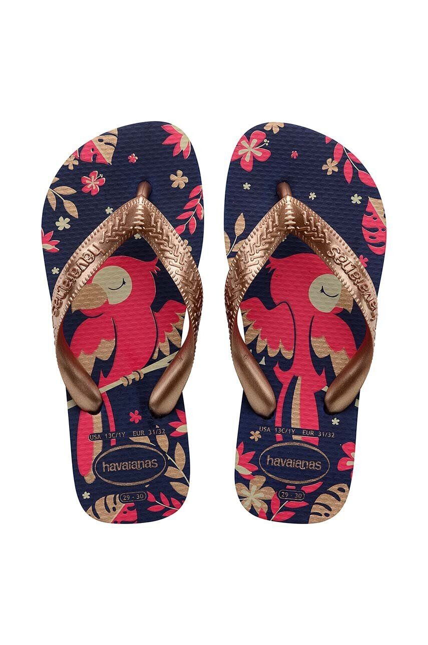 Havaianas Детски джапанки TOP PETS в тъмносиньо - Pepit.bg