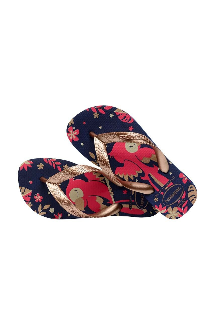 Havaianas Детски джапанки TOP PETS в тъмносиньо - Pepit.bg