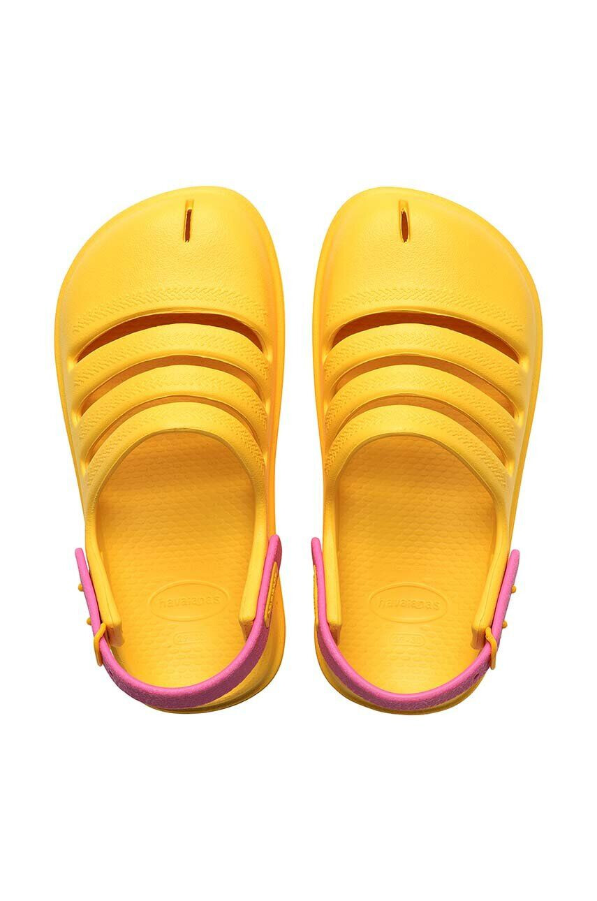 Havaianas Детски сандали CLOG в жълто - Pepit.bg