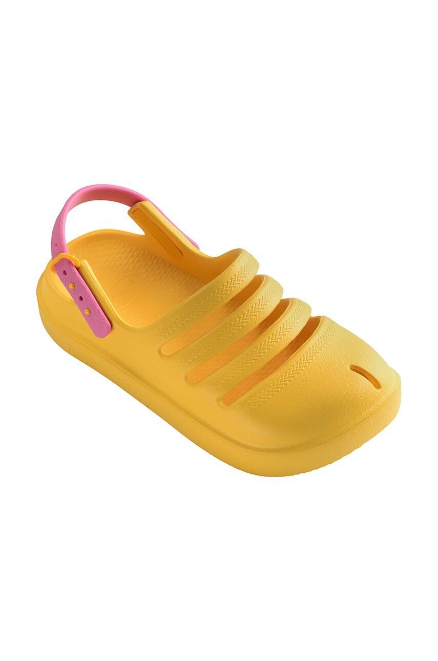 Havaianas Детски сандали CLOG в жълто - Pepit.bg