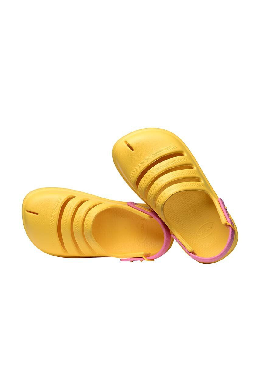 Havaianas Детски сандали CLOG в жълто - Pepit.bg