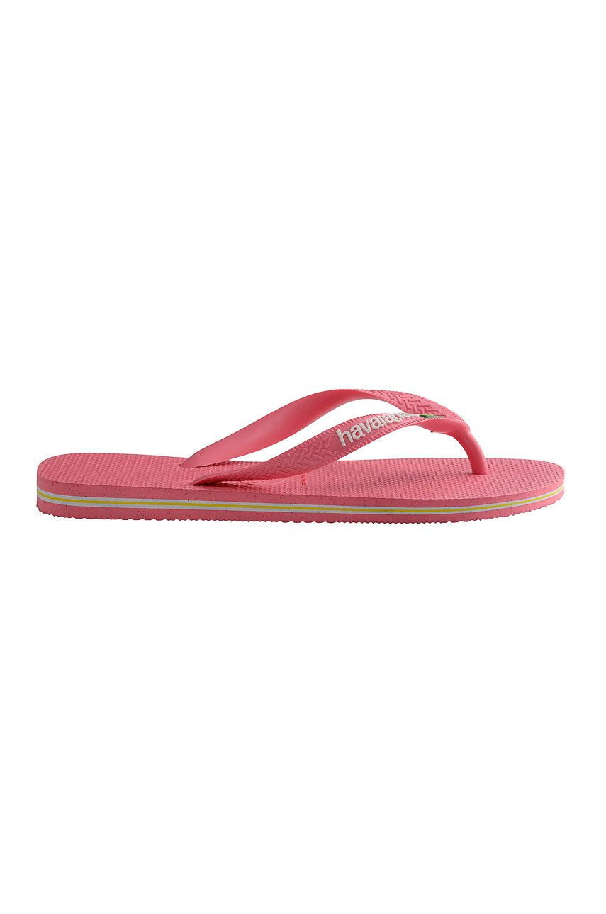 Havaianas Джапанки дамски в розово с равна подметка - Pepit.bg