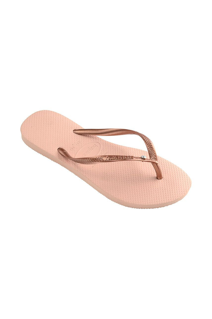 Havaianas Джапанки дамски в розово с равна подметка - Pepit.bg