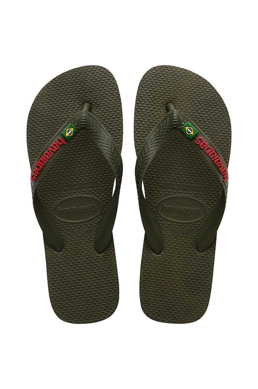 Havaianas Джапанки Brasil в зелено - Pepit.bg