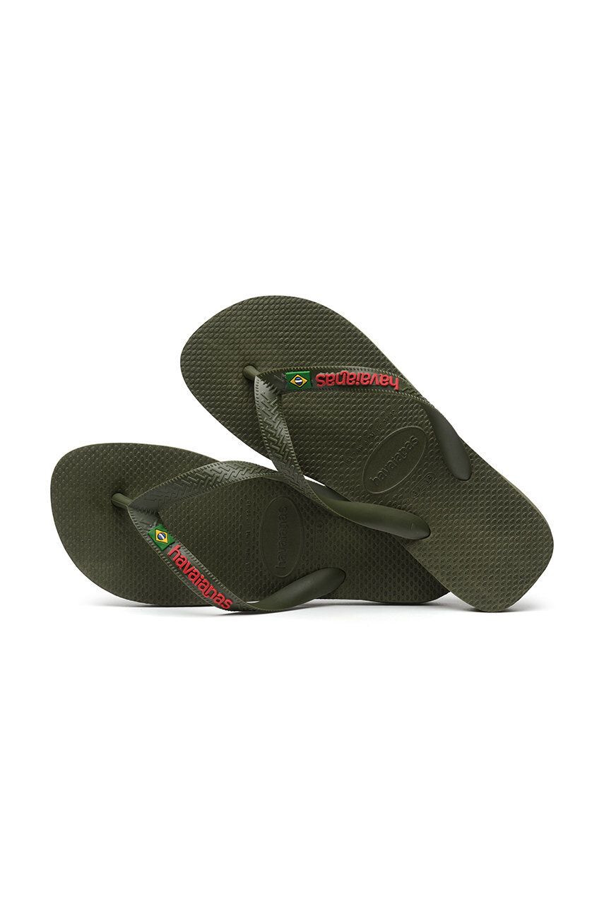 Havaianas Джапанки Brasil в зелено - Pepit.bg