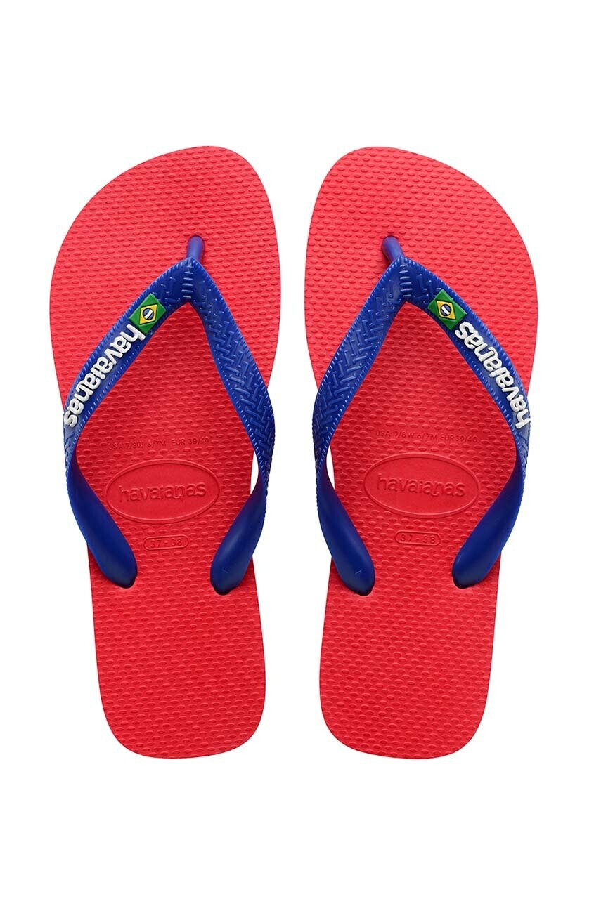 Havaianas Джапанки BRASIL LOGO в червено 4110850.7797 - Pepit.bg