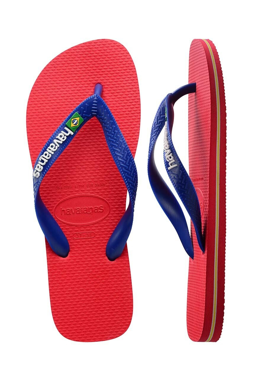 Havaianas Джапанки BRASIL LOGO в червено 4110850.7797 - Pepit.bg