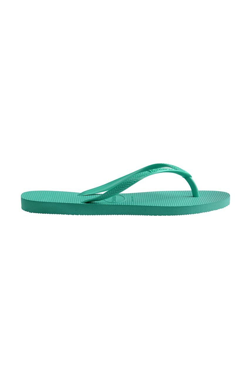 Havaianas Джапанки SLIM в зелено с равна подметка 4000030.1829 - Pepit.bg