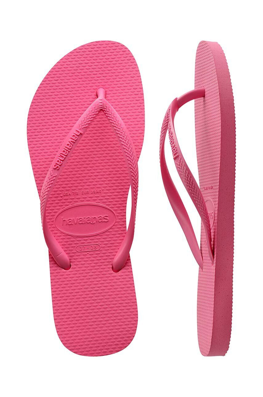 Havaianas Джапанки SLIM в розово с равна подметка 4000030.1766 - Pepit.bg