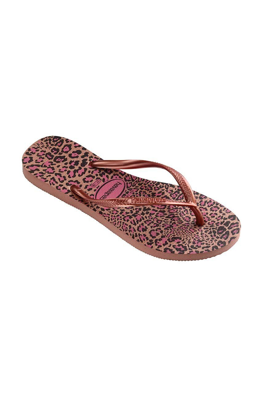 Havaianas Джапанки SLIM ANIMALS в розово с равна подметка 4103352.6459 - Pepit.bg