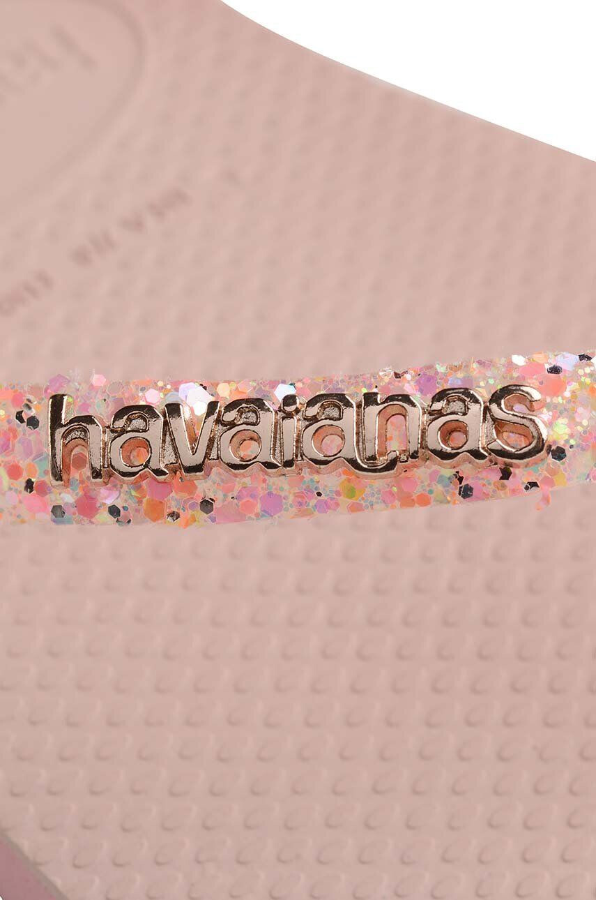 Havaianas Джапанки SLIM GLITTER в розово с равна подметка 4147122.5217 - Pepit.bg