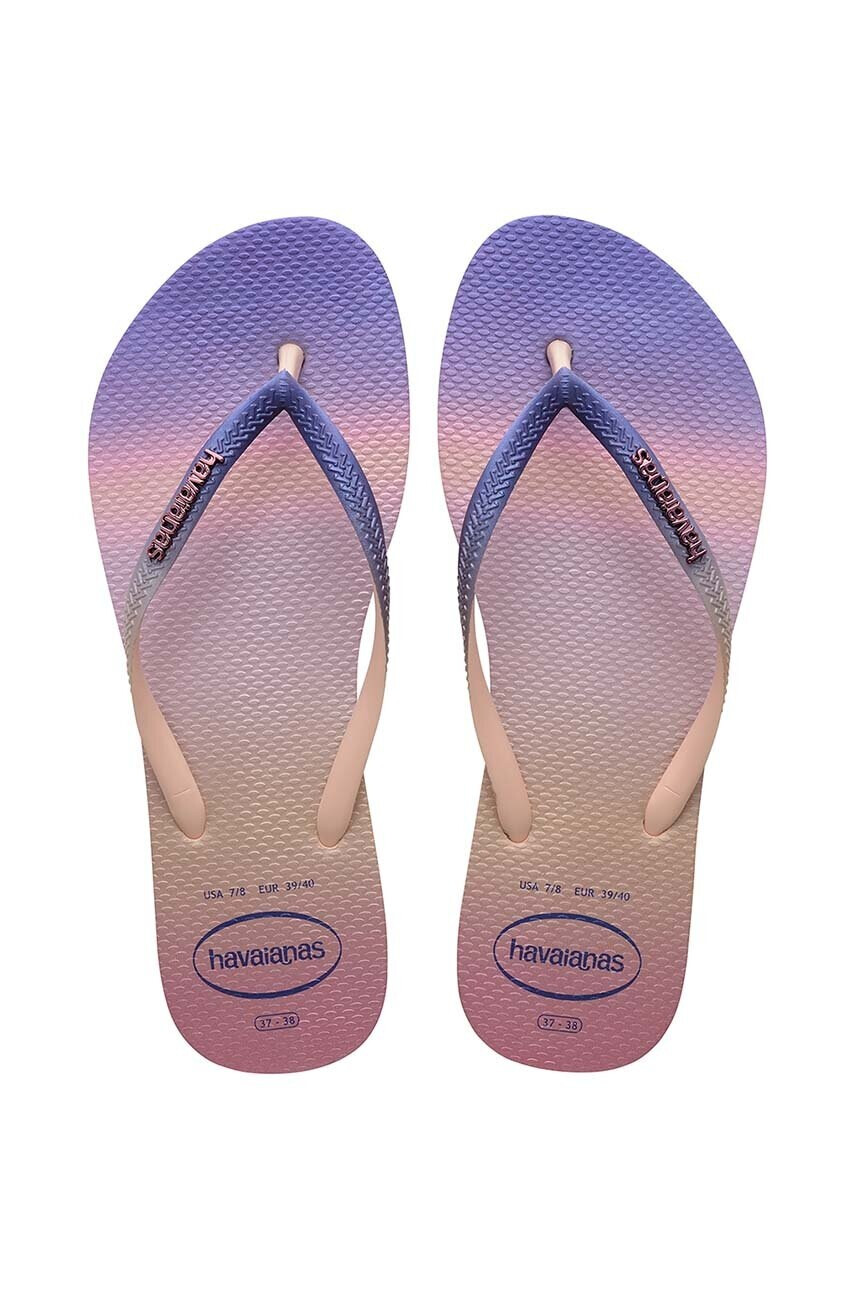Havaianas Джапанки Slim Gradient Sunset с равна подметка - Pepit.bg