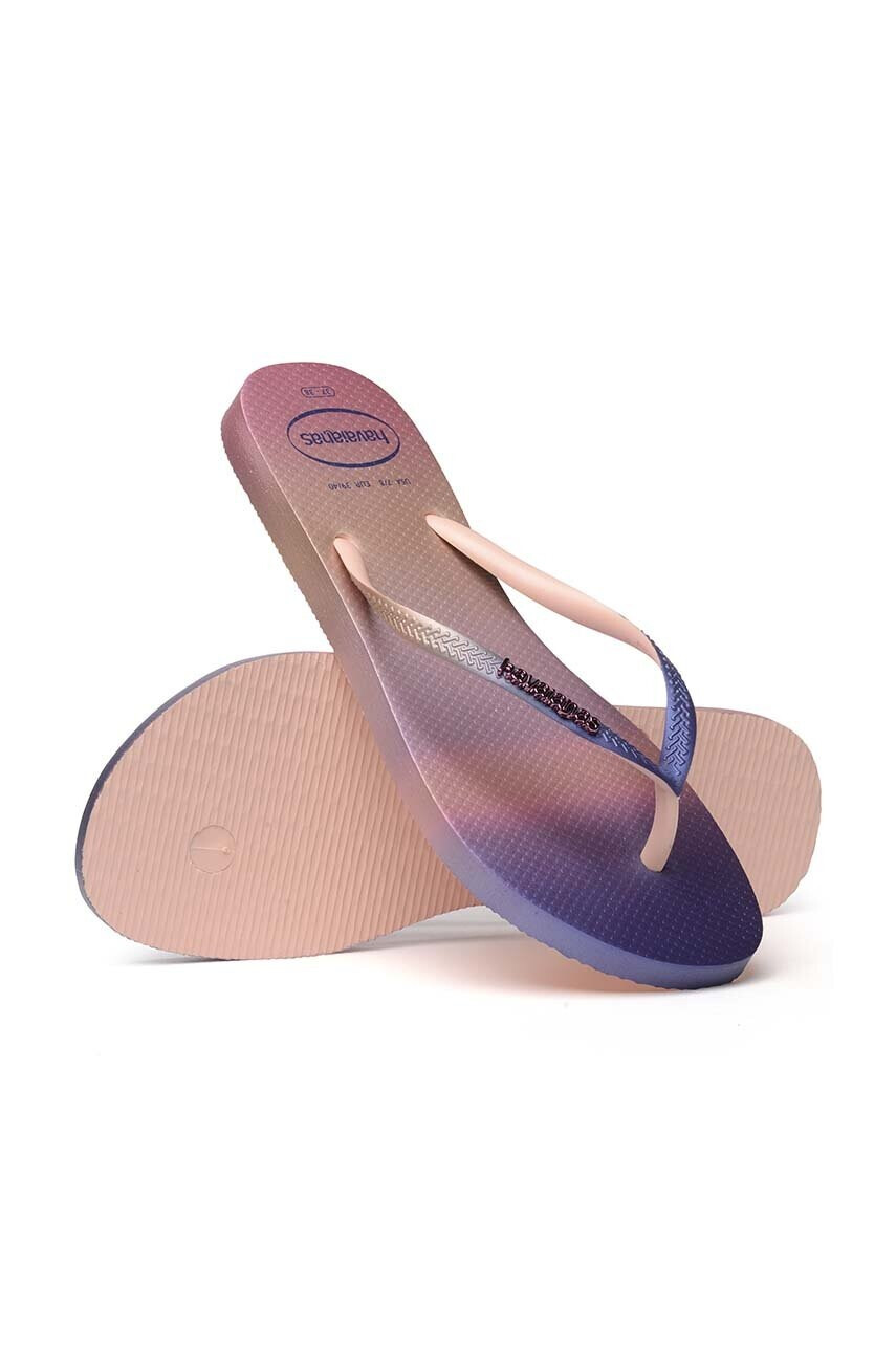 Havaianas Джапанки Slim Gradient Sunset с равна подметка - Pepit.bg
