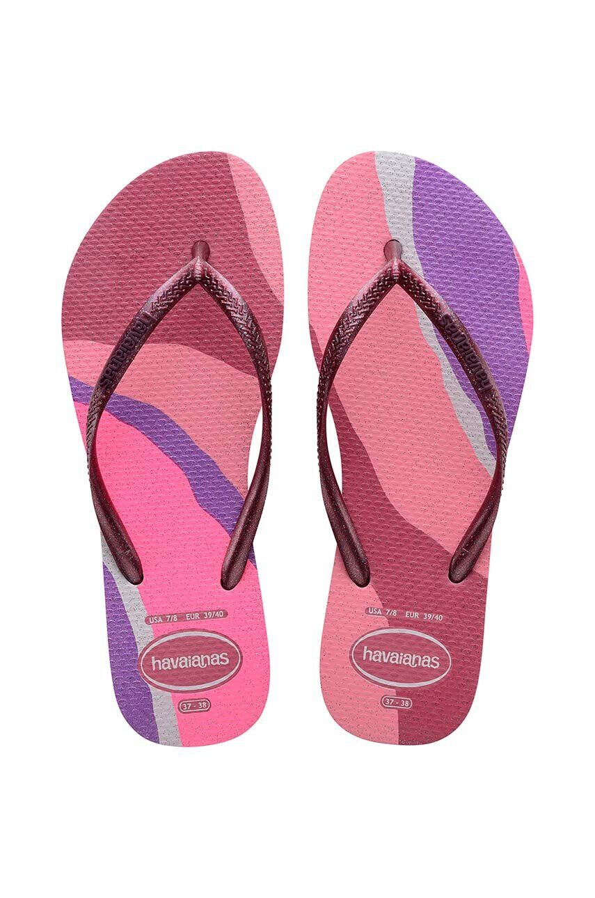 Havaianas Джапанки SLIM PALETTE в розово с равна подметка 4145766.1750 - Pepit.bg