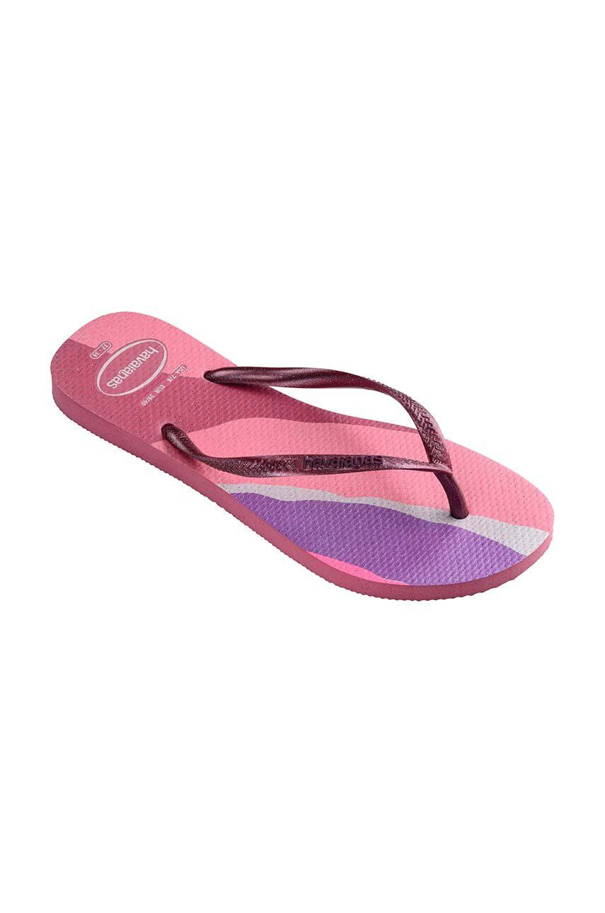 Havaianas Джапанки SLIM PALETTE в розово с равна подметка 4145766.1750 - Pepit.bg