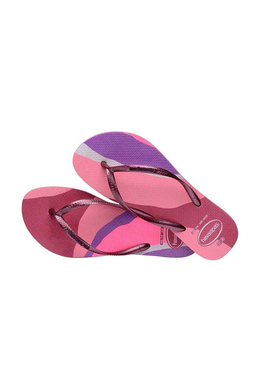 Havaianas Джапанки SLIM PALETTE в розово с равна подметка 4145766.1750 - Pepit.bg