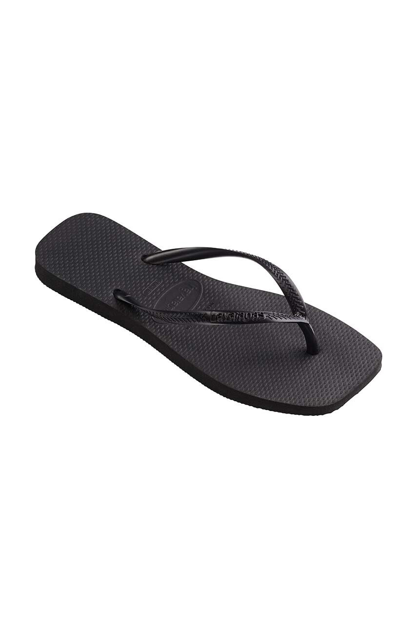 Havaianas Джапанки SQUARE в черно с равна подметка 4148301.0090 - Pepit.bg
