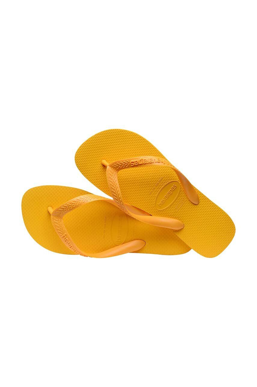 Havaianas Джапанки TOP в жълто с равна подметка 4000029.1740 - Pepit.bg