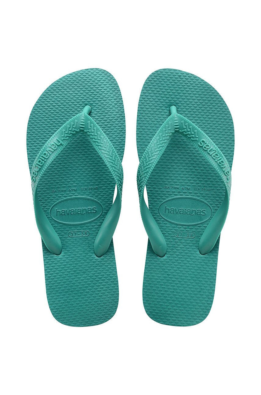 Havaianas Джапанки Top в зелено с равна подметка - Pepit.bg