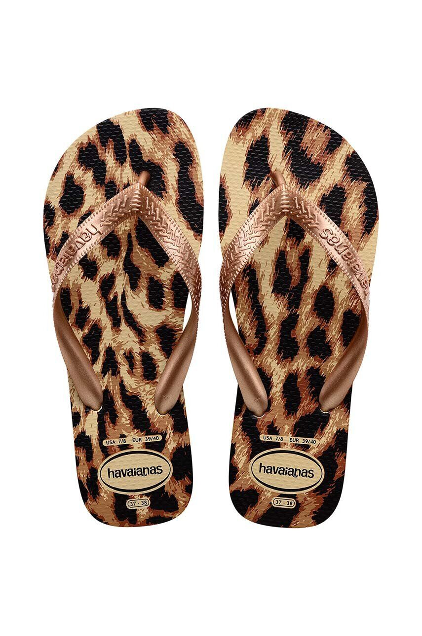 Havaianas Джапанки TOP ANIMALS в бежово с равна подметка 4132920.8625 - Pepit.bg