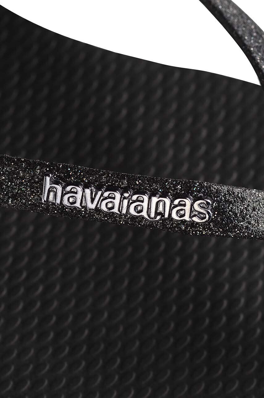 Havaianas Джапанки YOU GLITTER в черно с равна подметка 4148041.0090 - Pepit.bg