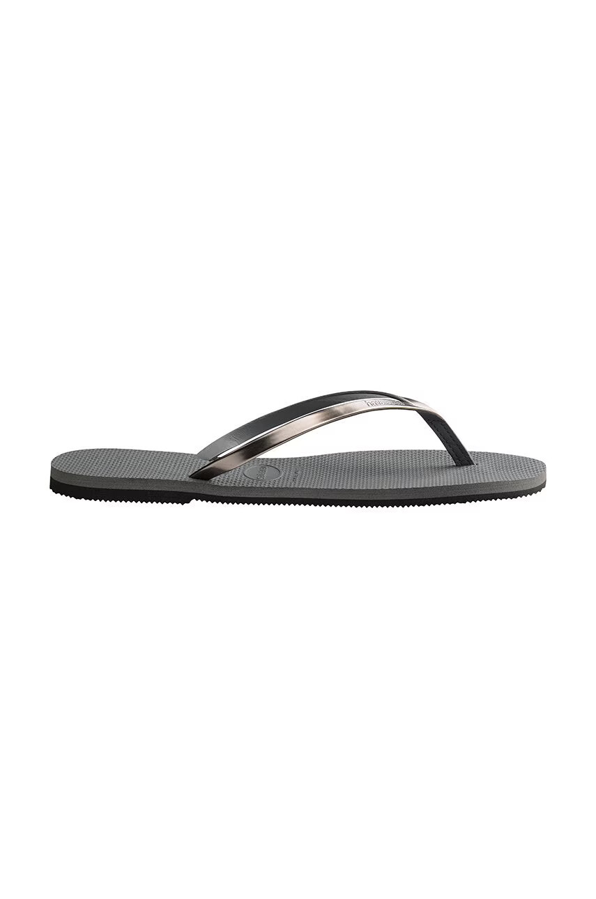 Havaianas Джапанки You Metallic в сиво с равна подметка - Pepit.bg