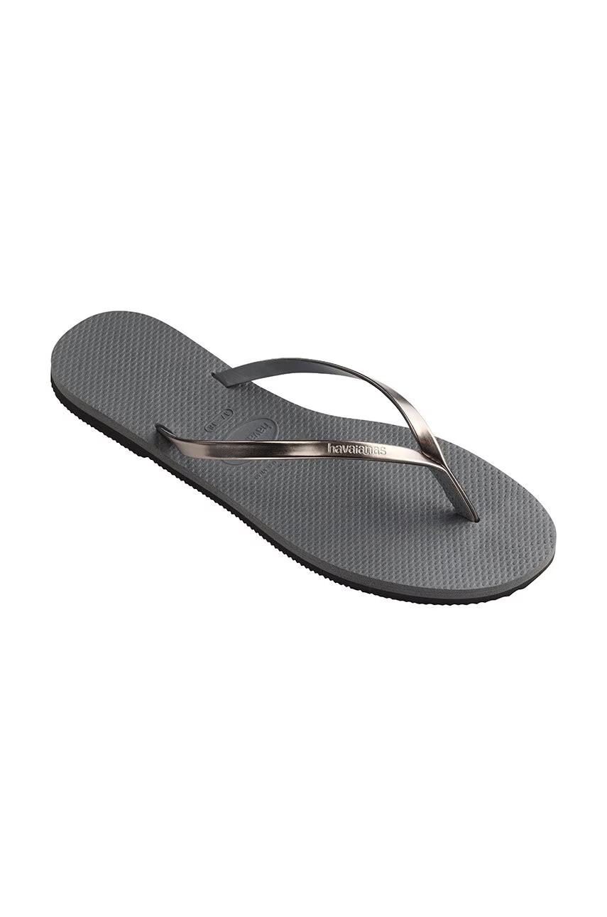 Havaianas Джапанки You Metallic в сиво с равна подметка - Pepit.bg