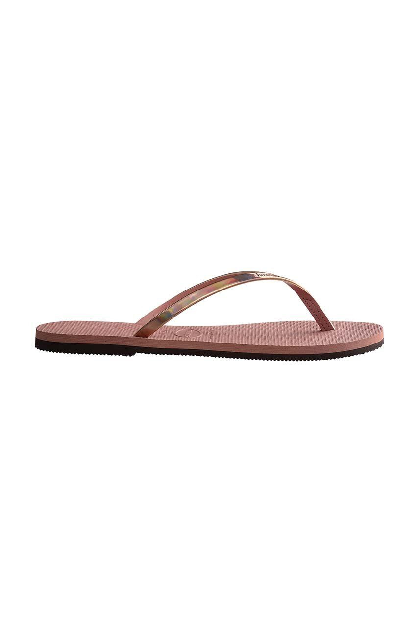 Havaianas Джапанки YOU METALLIC в розово с равна подметка 4135102.3544 - Pepit.bg