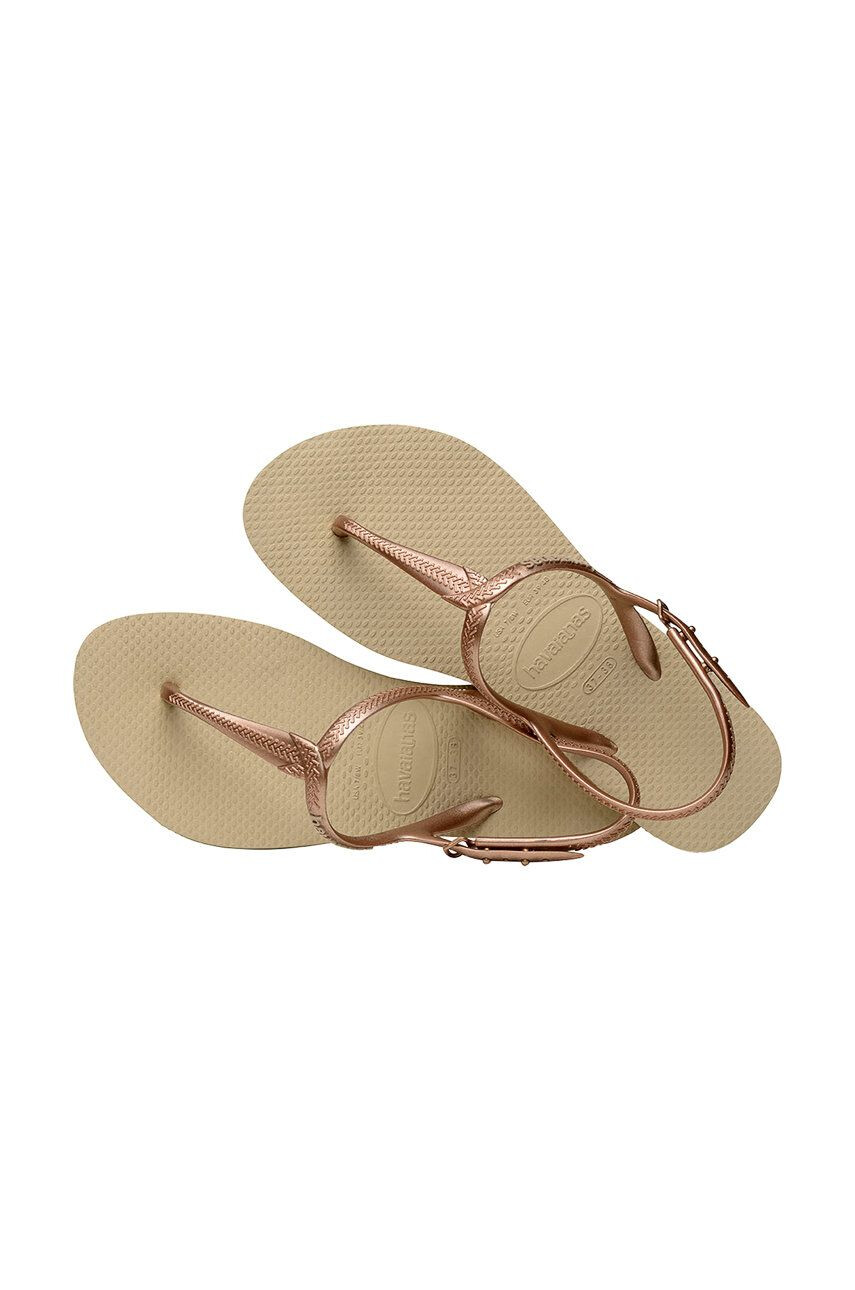 Havaianas Сандали дамски в бежово - Pepit.bg