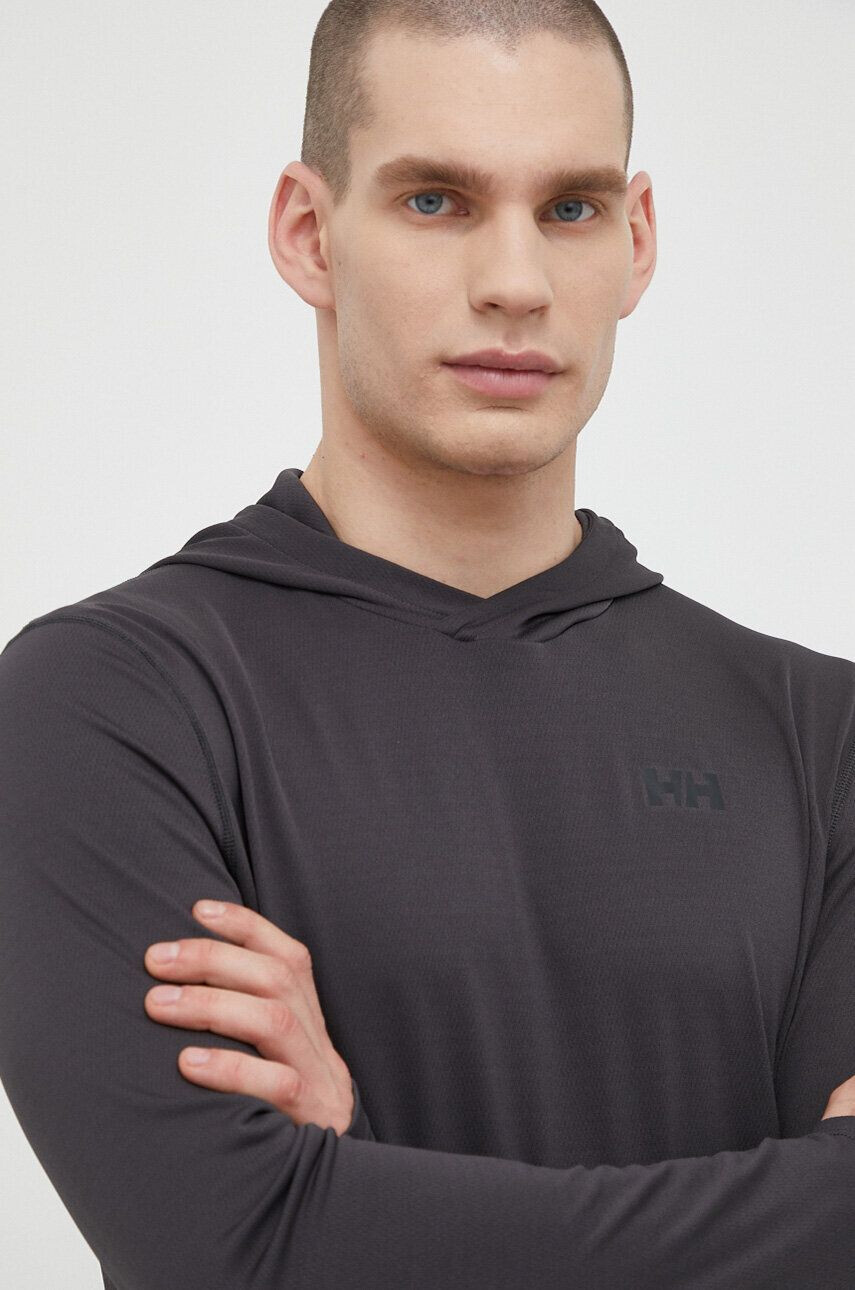 Helly Hansen Функционален суичър Solen в сиво - Pepit.bg