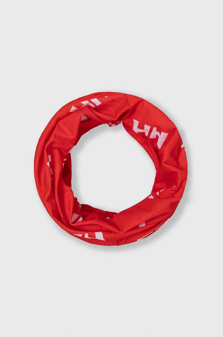 Helly Hansen Кръгъл шал в червено с десен - Pepit.bg