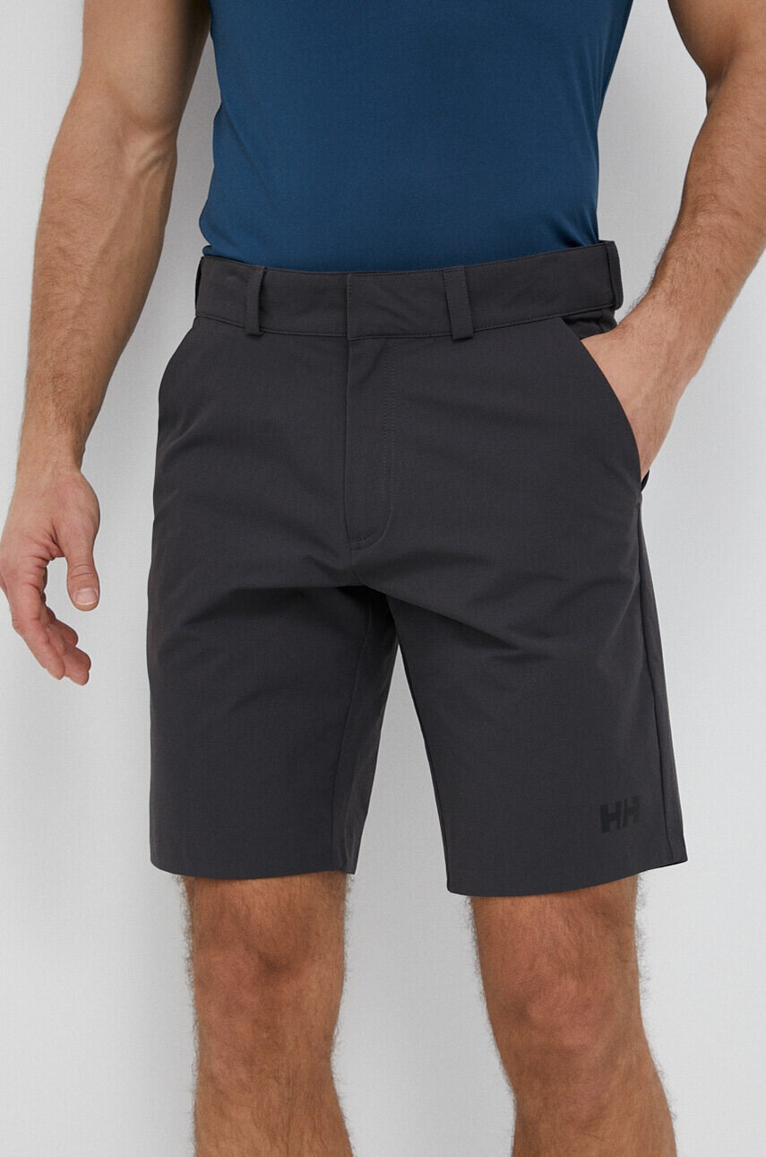 Helly Hansen Къс панталон за спортове на открито QD в сиво - Pepit.bg