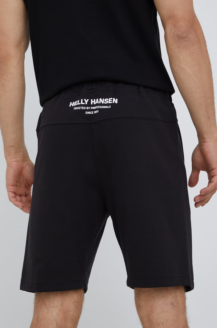 Helly Hansen Къси панталони мъжко в черно - Pepit.bg