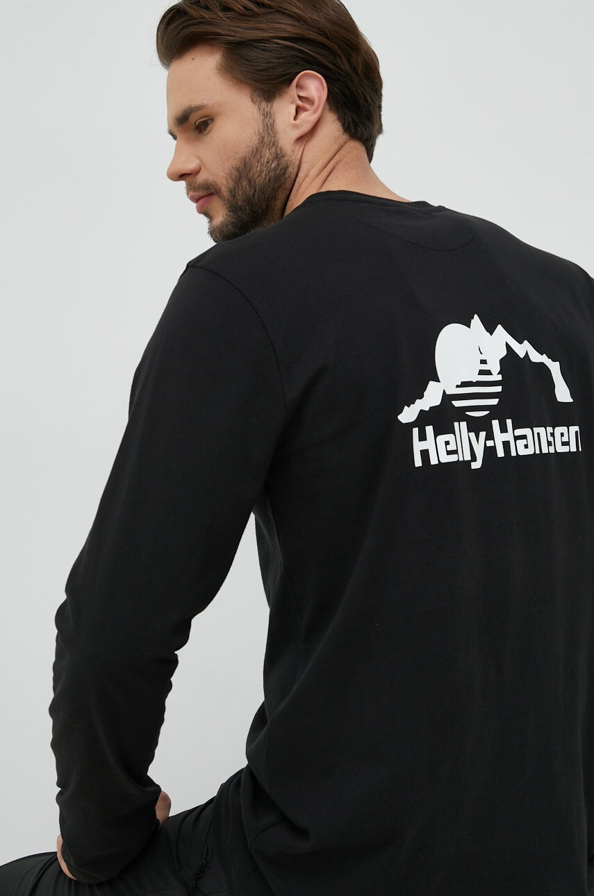 Helly Hansen Памучна блуза с дълги ръкави - Pepit.bg