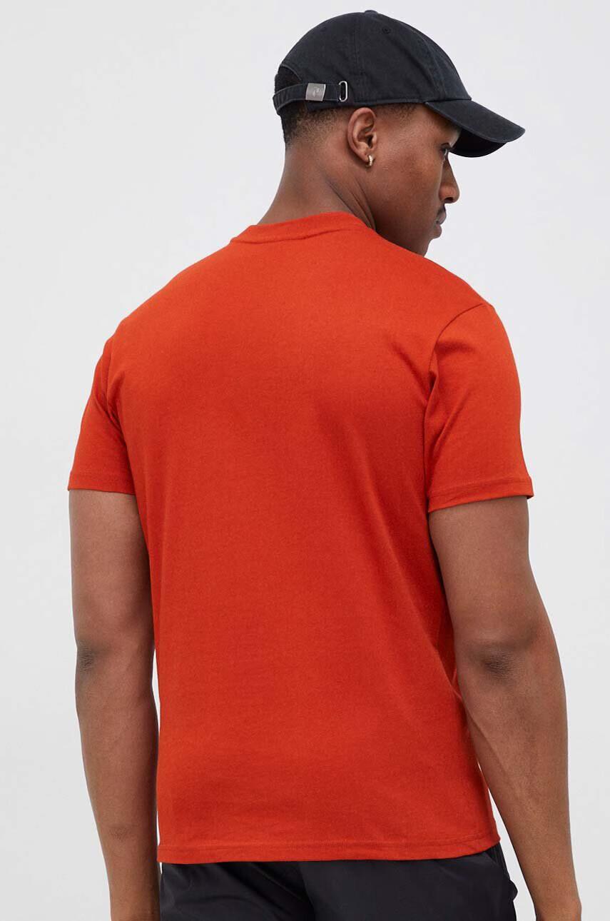 Helly Hansen Памучна тениска в оранжево с принт - Pepit.bg