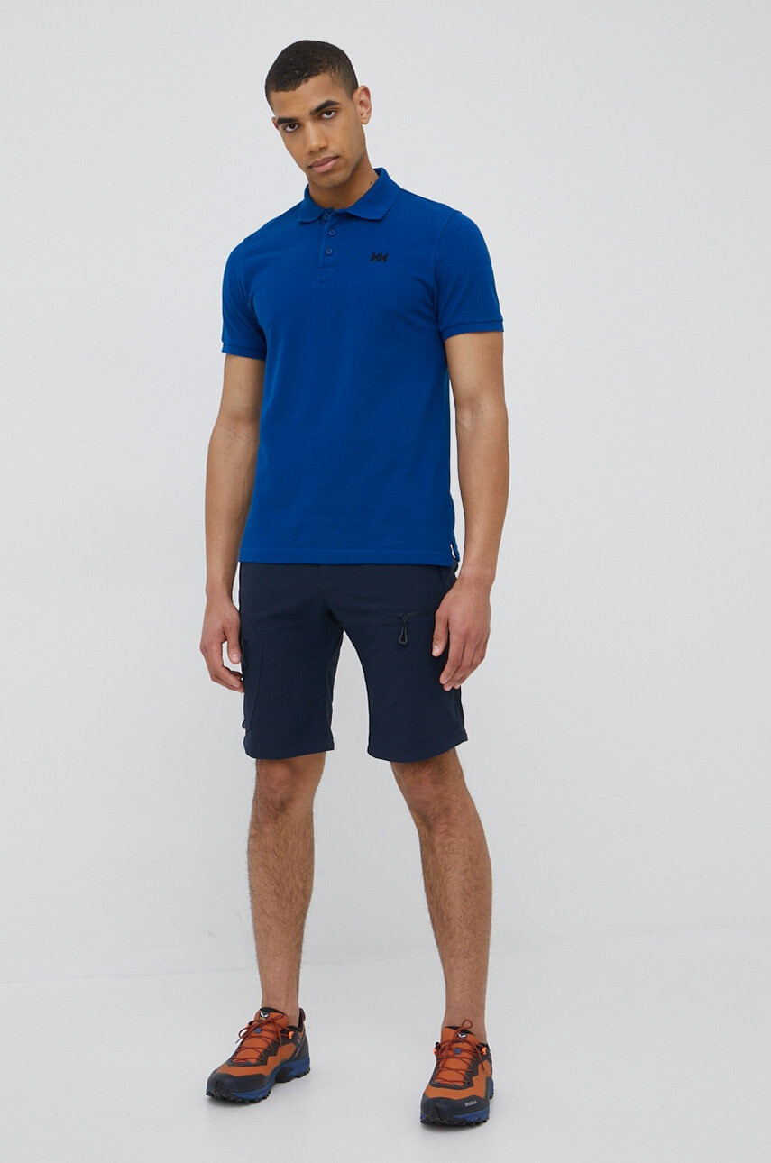 Helly Hansen Памучна тениска с яка - Pepit.bg