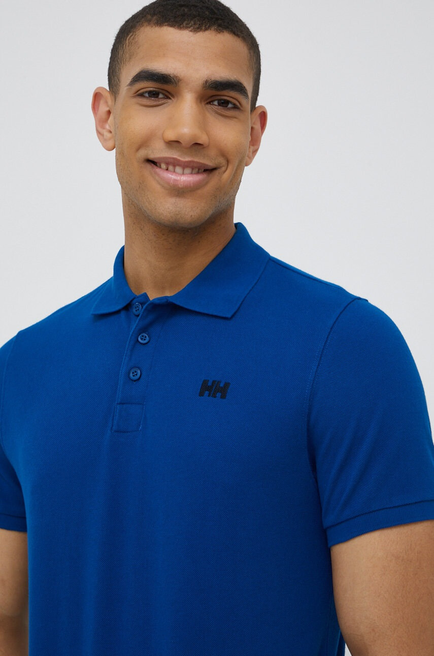 Helly Hansen Памучна тениска с яка - Pepit.bg