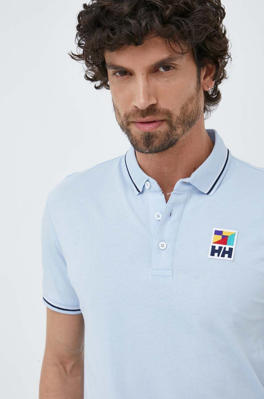 Helly Hansen Памучна тениска с яка - Pepit.bg