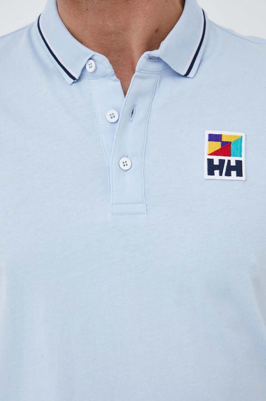Helly Hansen Памучна тениска с яка - Pepit.bg